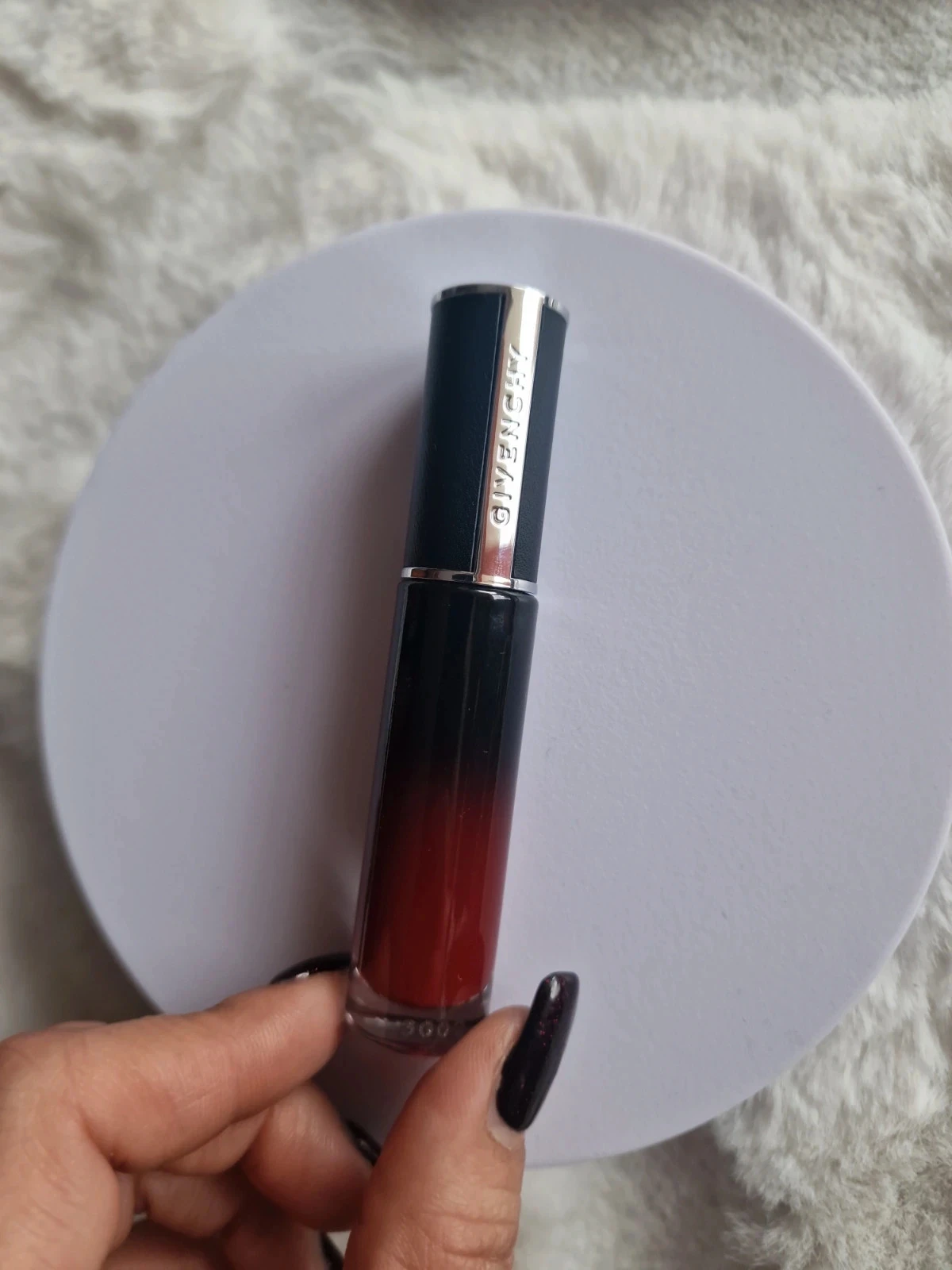 Givenchy Le Rouge Interdit crème fluwelen lippenstift mat lange houding – photo 4